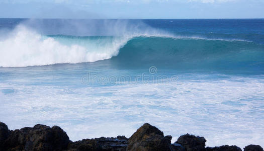 旅行 海啸 毛伊岛 崩溃 打破 冬天 自然 夏威夷 权力