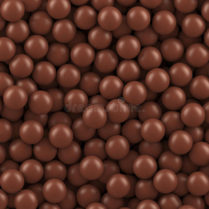 巧克力球背景