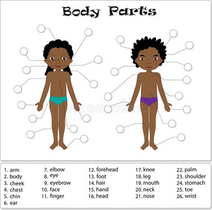 男孩和女孩身体图片