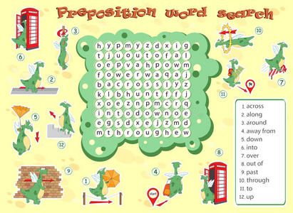 介词 学习 回答 纸张 版画 游戏 教育 迷宫 闲暇 找到