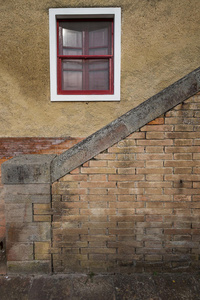 波尔盖里，莱霍恩窗户在圣吉多，托斯卡纳，意大利