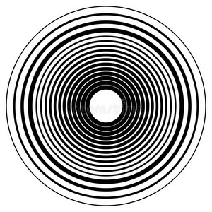 摘要抽象的同心圆背景绿星三角形旋转曼陀罗瓦效果