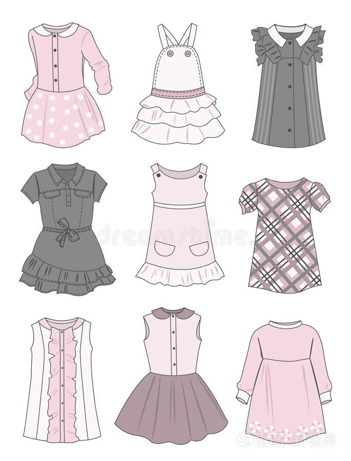 小女孩的衣服