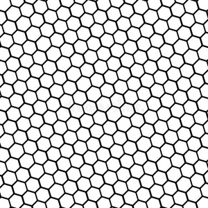 蜂窝孔黑白基本六角形蜂窝照片