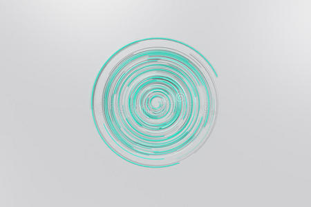 发光 致使 三维 艺术 工程 提供 卢恩 幻觉 插图 圆圈
