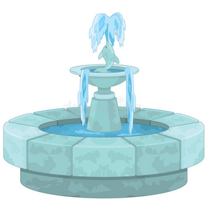 分层的喷泉图片