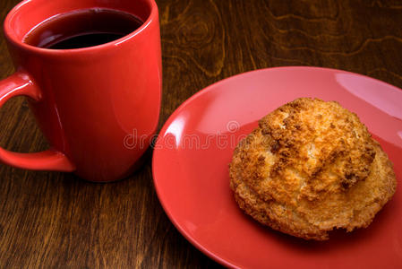 用早咖啡或茶手工制作的食物