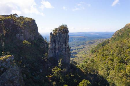 布莱德河峡谷全景，南非