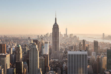 美国 场景 城市 办公室 全景 建筑学 纽约市 大都会 全景图
