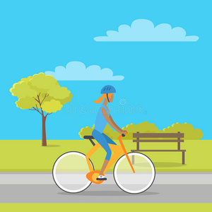 开车 花园 活动 爱好 人类 健康 自然 城市 头盔 自行车