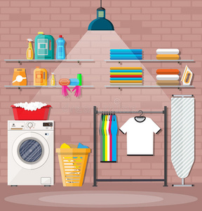 洗涤剂 作业 服装 篮子 卡通 手套 在室内 烘干机 商业