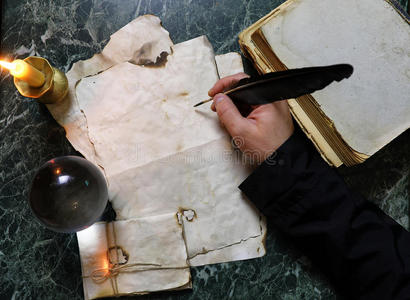 纸张 调查 古老的 复古的 侦探 法律 钥匙 晶体 英语