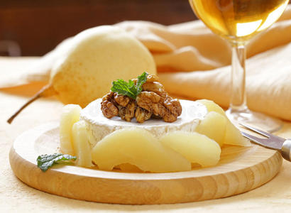蜂蜜 美食家 坚果 牛奶 奶酪 特写镜头 美味的 软的 乳制品