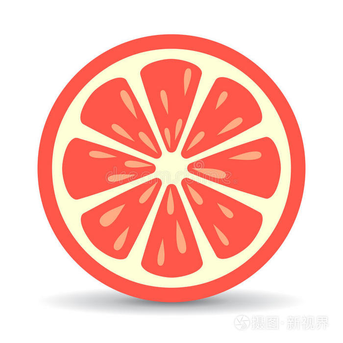 柚子矢量图标