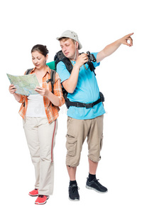 徒步旅行 旅行 女孩 男人 双目望远镜 成人 白种人 背包客