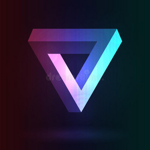 无限的三角形图片