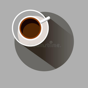 杯咖啡矢量饮料浓缩咖啡图标