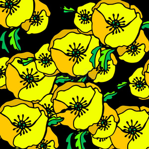 偶像 可爱的 要素 植物 花瓣 插图 绘画 颜色 自然 形象