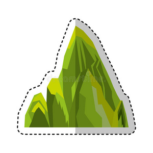卡通大山图片-卡通大山素材-卡通大山插画-摄图新视界