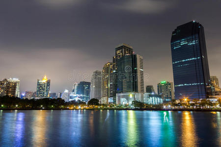 泰国 天空 天际线 建筑 曼谷 反射 市中心 摩天大楼 风景