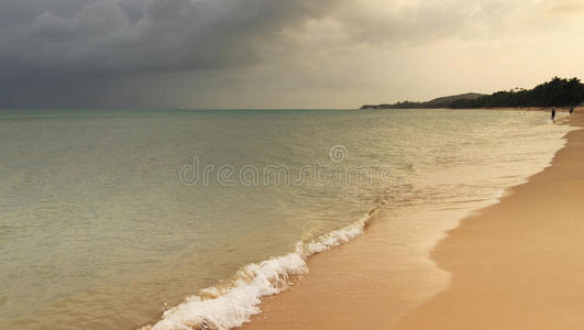 亚洲 天空 美丽的 浪漫的 海洋 地平线 海岸 夏天 天堂