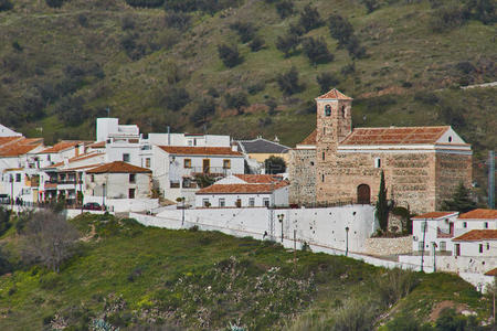 西班牙马拉加的Benaque村