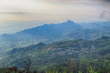 泰国Petchaboon的一座山