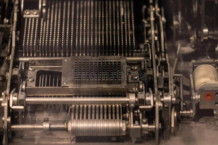 小齿轮 传输 金属 古老的 行业 机制 技工 打字机 齿轮