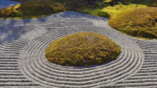枯山水庭院图片 枯山水庭院素材 枯山水庭院插画 摄图新视界