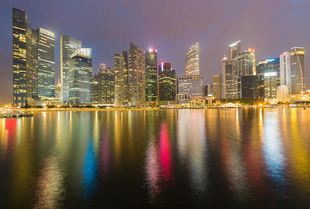 美丽的新加坡城市景观