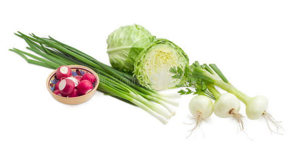 品种 野菜 烹饪 萝卜 树叶 小萝卜 厨房 春天 绿色植物