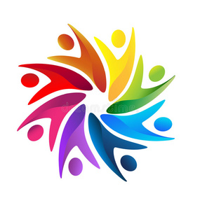 团队合作商务人员标志照片