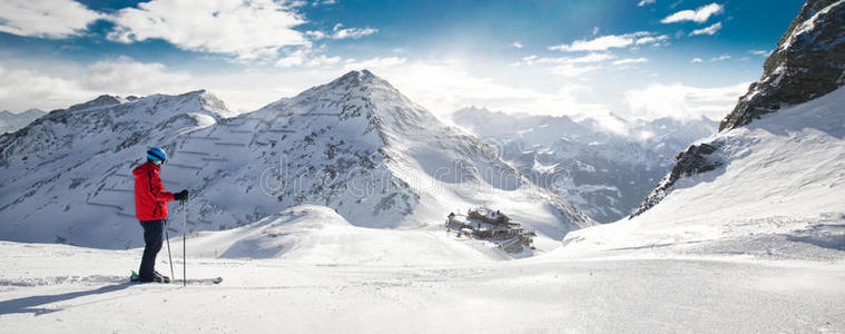 阿尔卑斯山 风景 假日 电缆 冰川 汽车 滑雪 圣诞节 男人