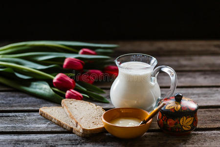 早晨 食物 热的 玻璃 健康 桌子 茶壶 咖啡 木材 早餐