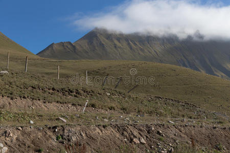 佐治亚州美丽的秋山景观