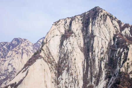 美丽的 华山 非常 中国人 过错 风景 陕西 省份 旅行者