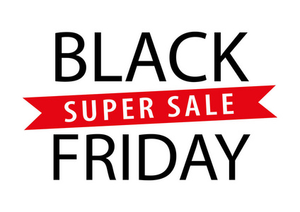 Black Friday sale shopping banner. 