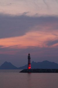 波动 旅行 长的 信标 风景 日落 火鸡 菩提树 海滩 自然