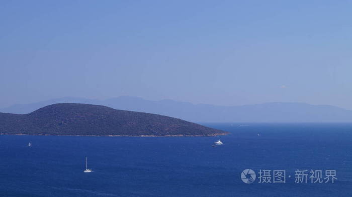 放松 海岸 磁铁 地平线 码头 全景图 明信片 海湾 风景