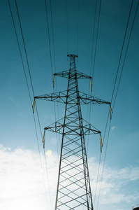 金属 天空 天线 权力 能量 传输 技术 电压 行业 电缆