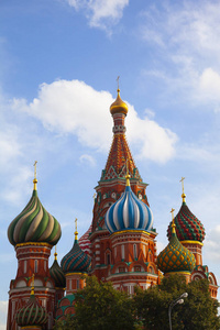 圣巴兹尔莫斯科大教堂. 俄罗斯。