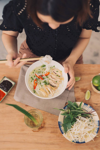 中国人 开销 蔬菜 沙拉 薄荷 大米 石灰 越南 晚餐 食物