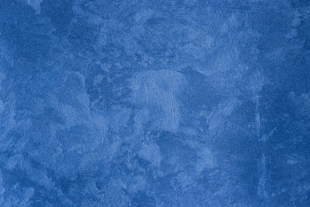 蓝色装饰灰泥或灰泥或混凝土的纹理。Abstra公司
