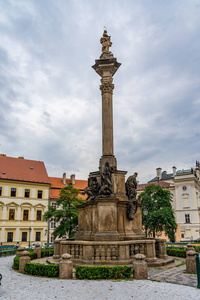 捷克共和国布拉格的城堡区街道。