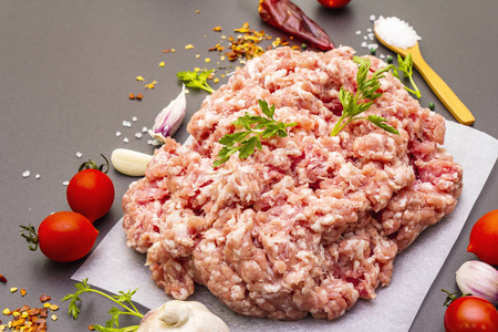 生肉末.摄影图