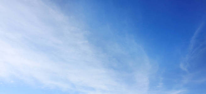 Empty white cloud on  blue sky