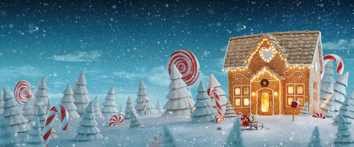 神奇的童话圣诞屋图片