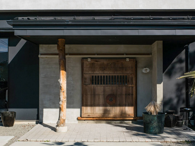 日本木屋门。