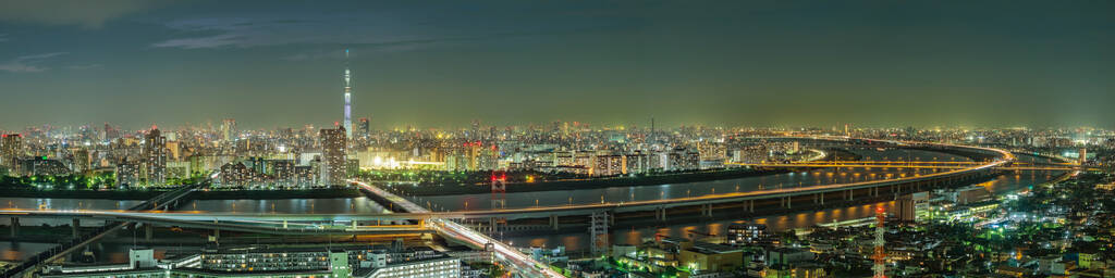 黄昏 市中心 日本人 天空 建筑学 日本 天际线 亚洲 旅游业