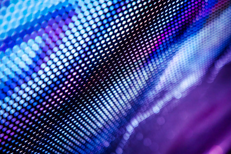 CloseUp LED blurred screen. LED soft focus background. abstract 